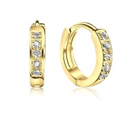 Gold Plated Huggies Earring HO-1603-GP